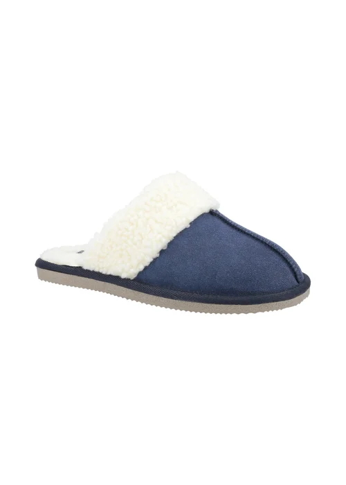 Hush Puppies Blue Arianna Mule Slippers - 7 Image 2
