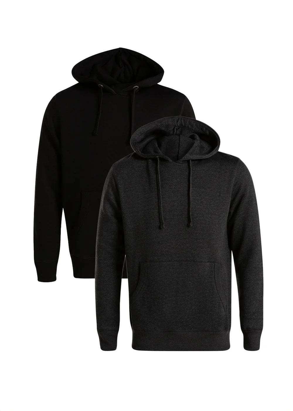French Connection Black 2 Pack Cotton Blend Hoodies - S Image 1