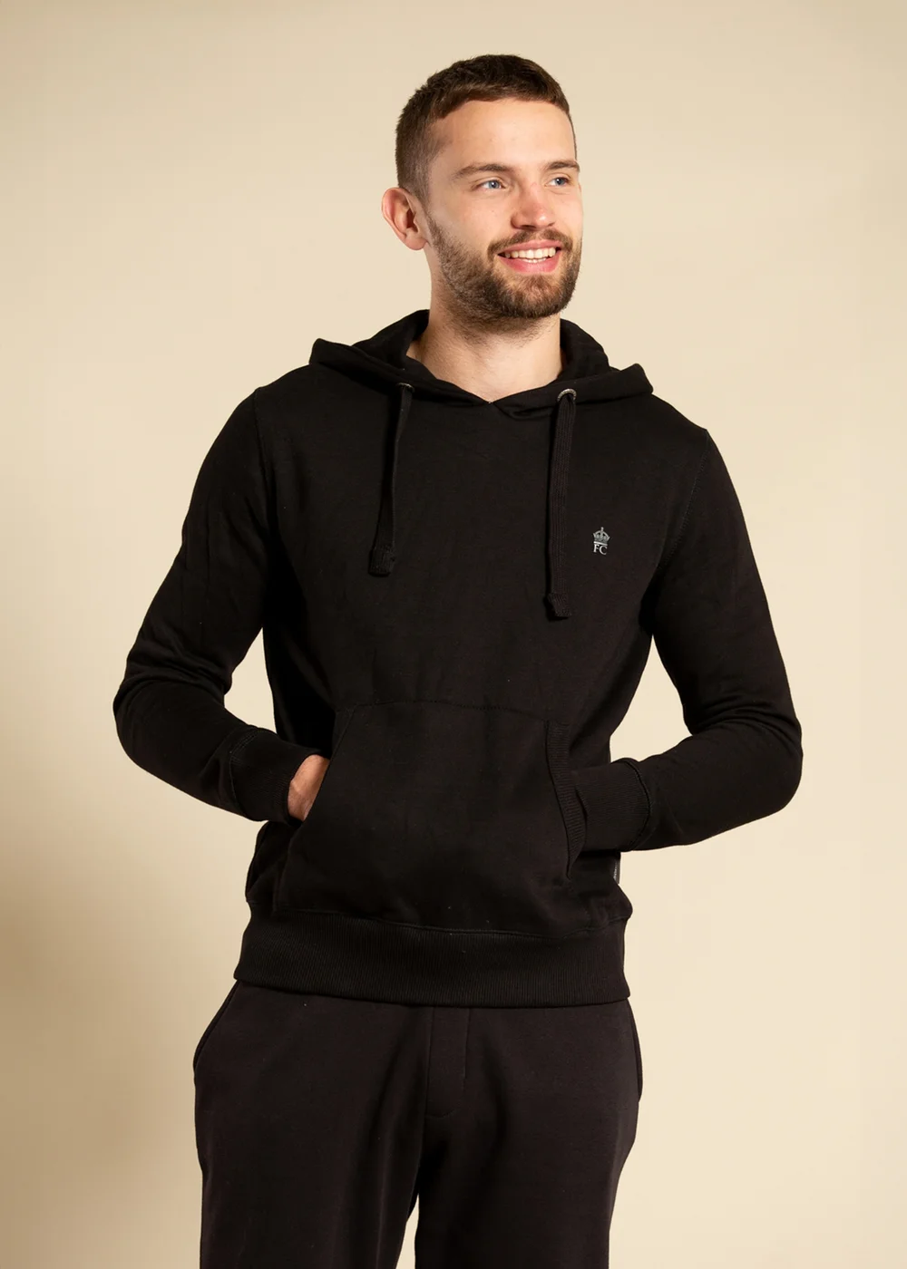 French Connection Black 2 Pack Cotton Blend Hoodies - S Image 2