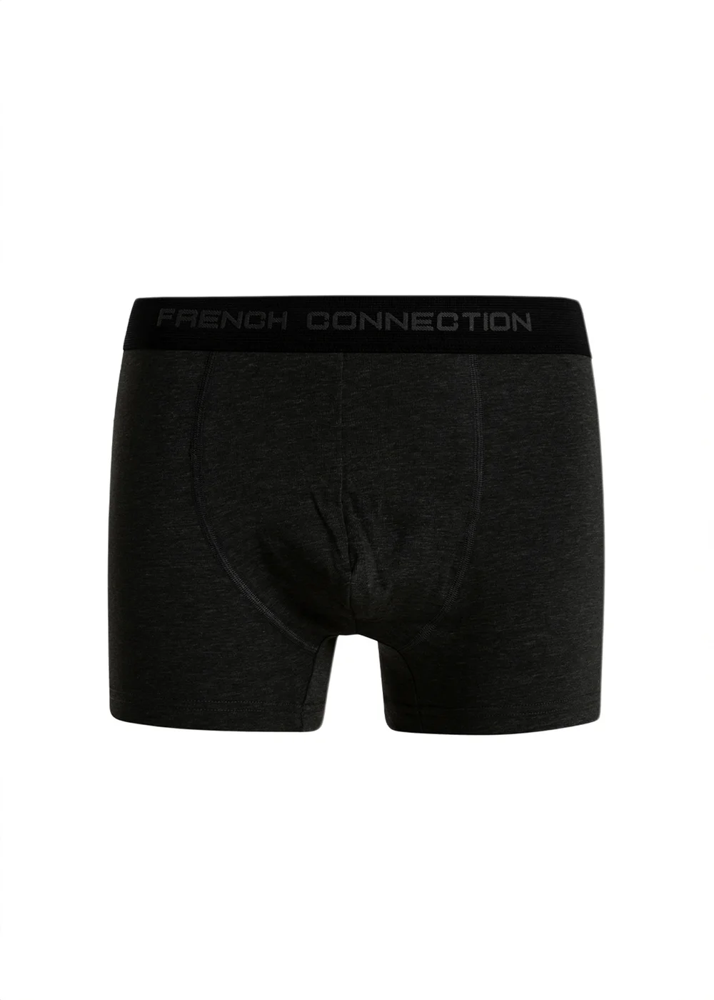 French Connection Charcoal Grey Cotton Boxers (Pack of 5) - S Image 3