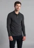 French Connection Black Cotton Long Sleeve Polo Shirts (Pack of 2) - S Image 3