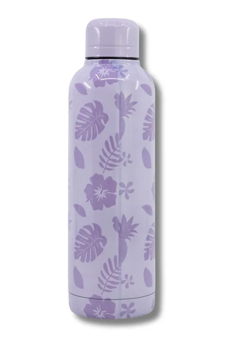 Disney Purple Stitch Palms Insulated Bottle Gift Box (515 ml) - One Size Image 2