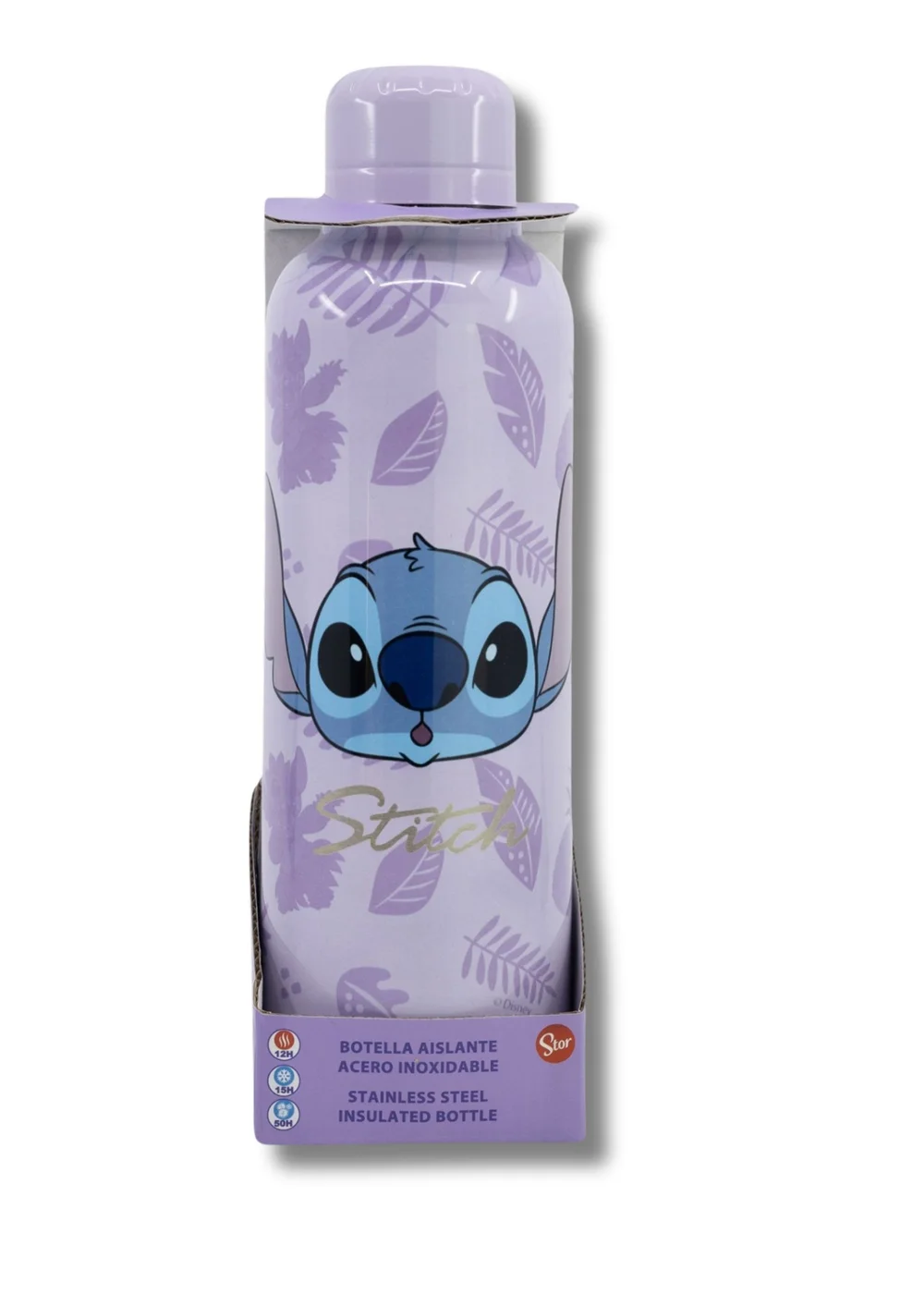 Disney Purple Stitch Palms Insulated Bottle Gift Box (515 ml) - One Size Image 3