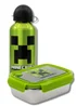 Minecraft Green Stainless Steel Sandwich Box Set With Aluminium Bottle - One Size Image 1