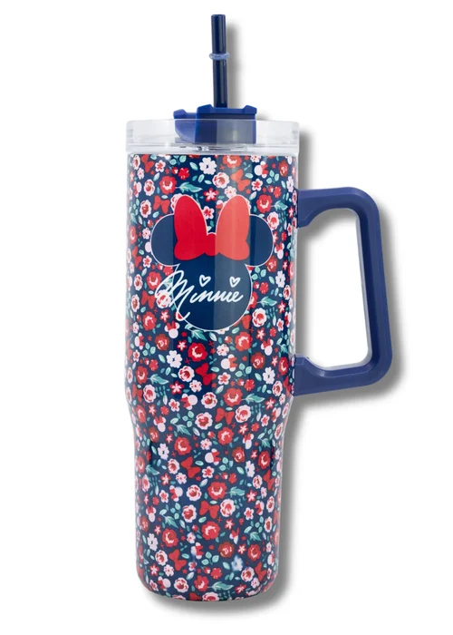 Disney Pink Minnie Mouse Gardening Insulated XL Rambler Mug (940 ml) - One Size Image 1