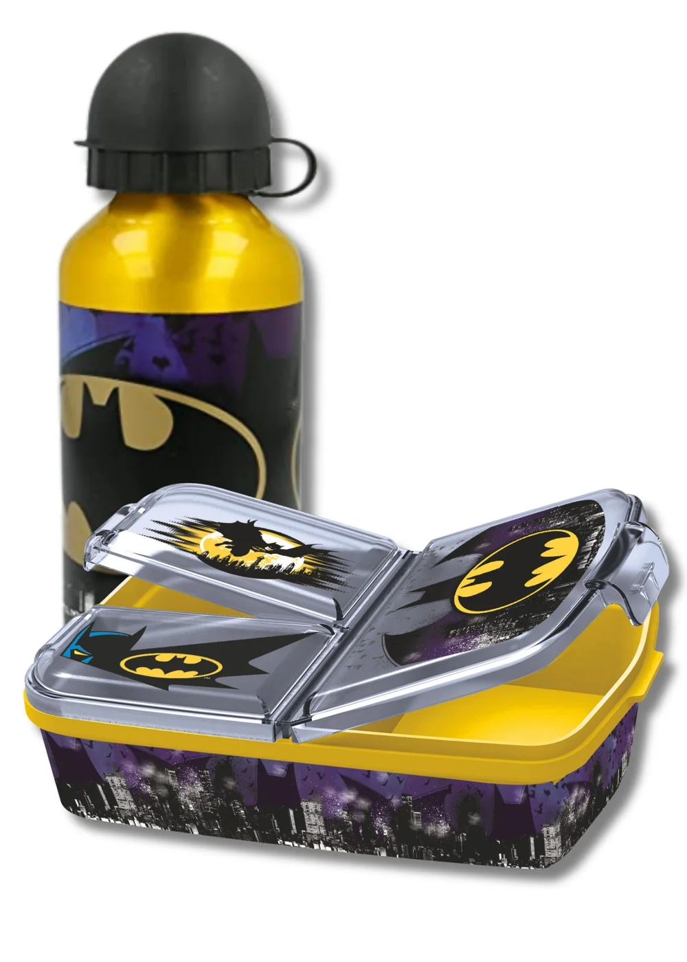 Batman Black Lunch Set - One Size Image 1