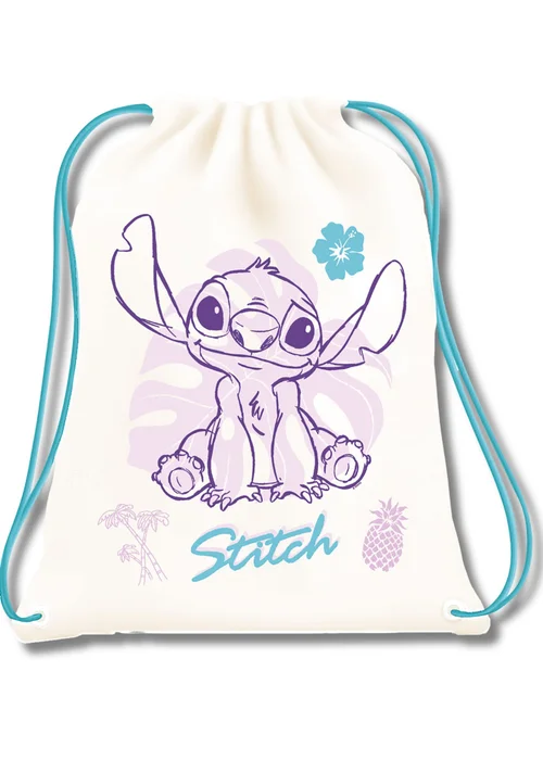 Disney Stitch Cream Palms Hydro Bottle And Insulated Lunch Bag - One Size Image 3