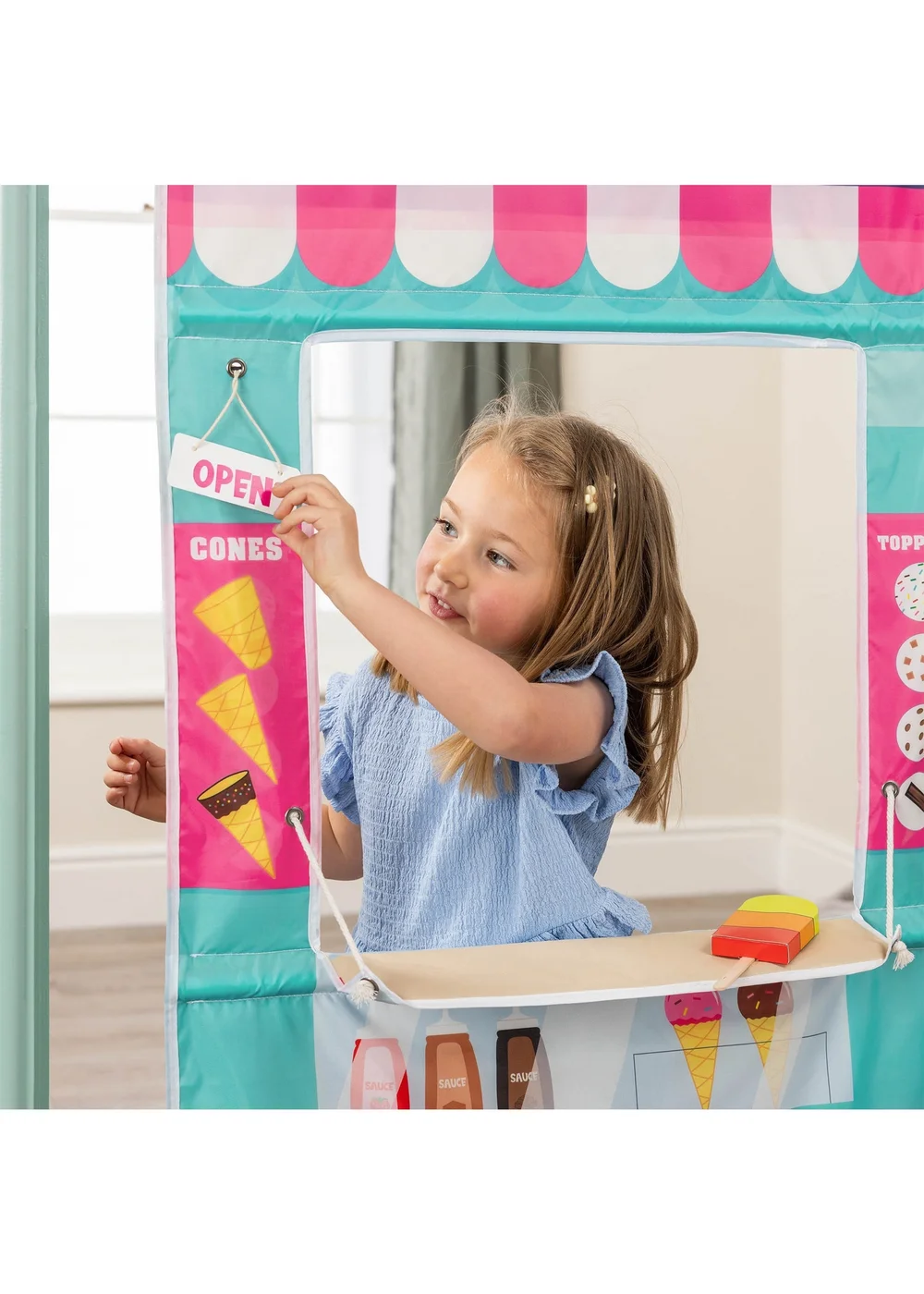 Toyrific Pop Up Playtown Ice Cream Shop - One Size Image 2