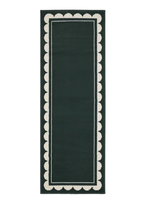 Homemaker Scallop Forest Green Runner - 67 x 200 Image 2