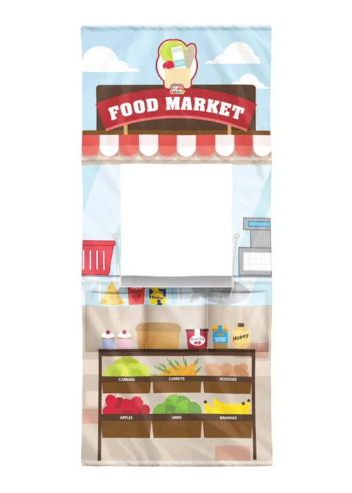 Toyrific Pop Up Playtown Food Market - One Size Image 5