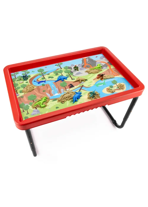 Toyrific Play Tray With Sea & Dino Play Mat Set - One Size Image 1
