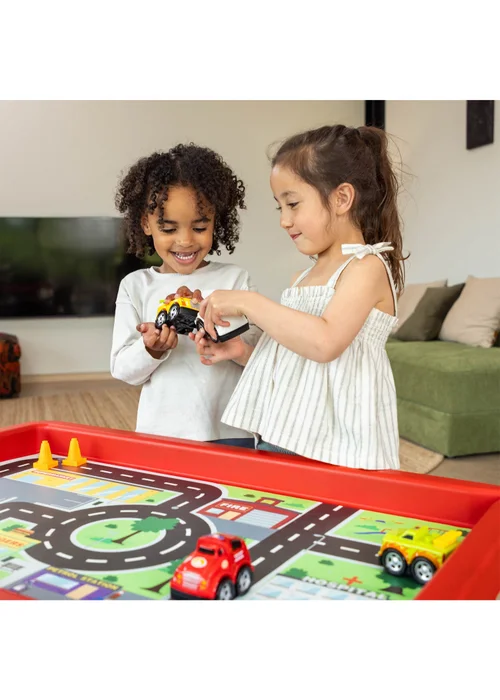 Toyrific Play Tray With City & Race Play Mat Set - One Size Image 3