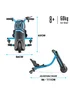Xootz Black/Blue Cyclone Drift Trike (24V Lithium) - One Size Image 6