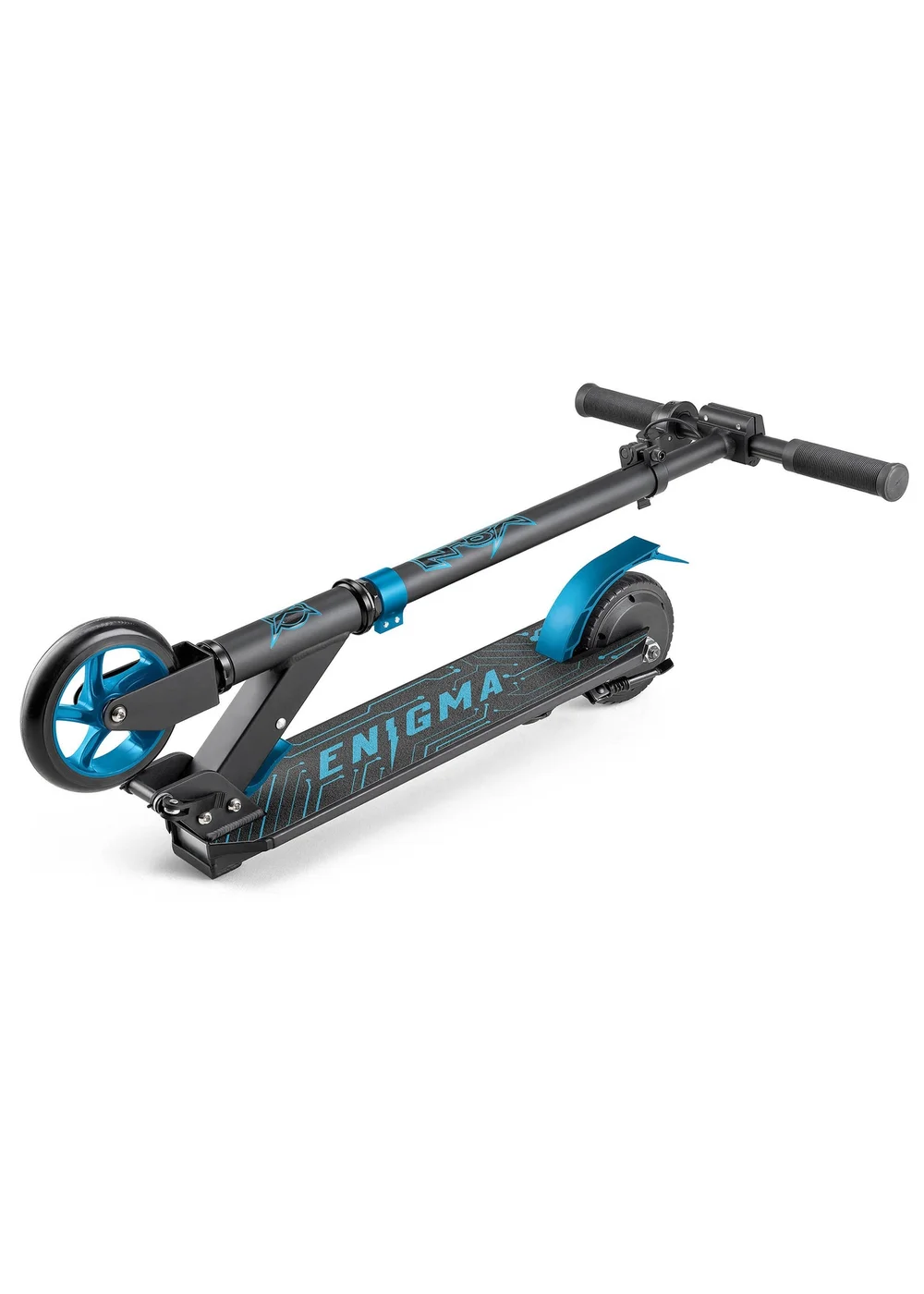 Xootz Black/Blue Enigma Lithium E-Scooter - One Size Image 5