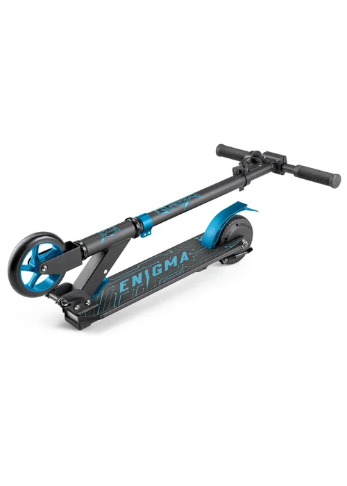 Xootz Black/Blue Enigma Lithium E-Scooter - One Size Image 5