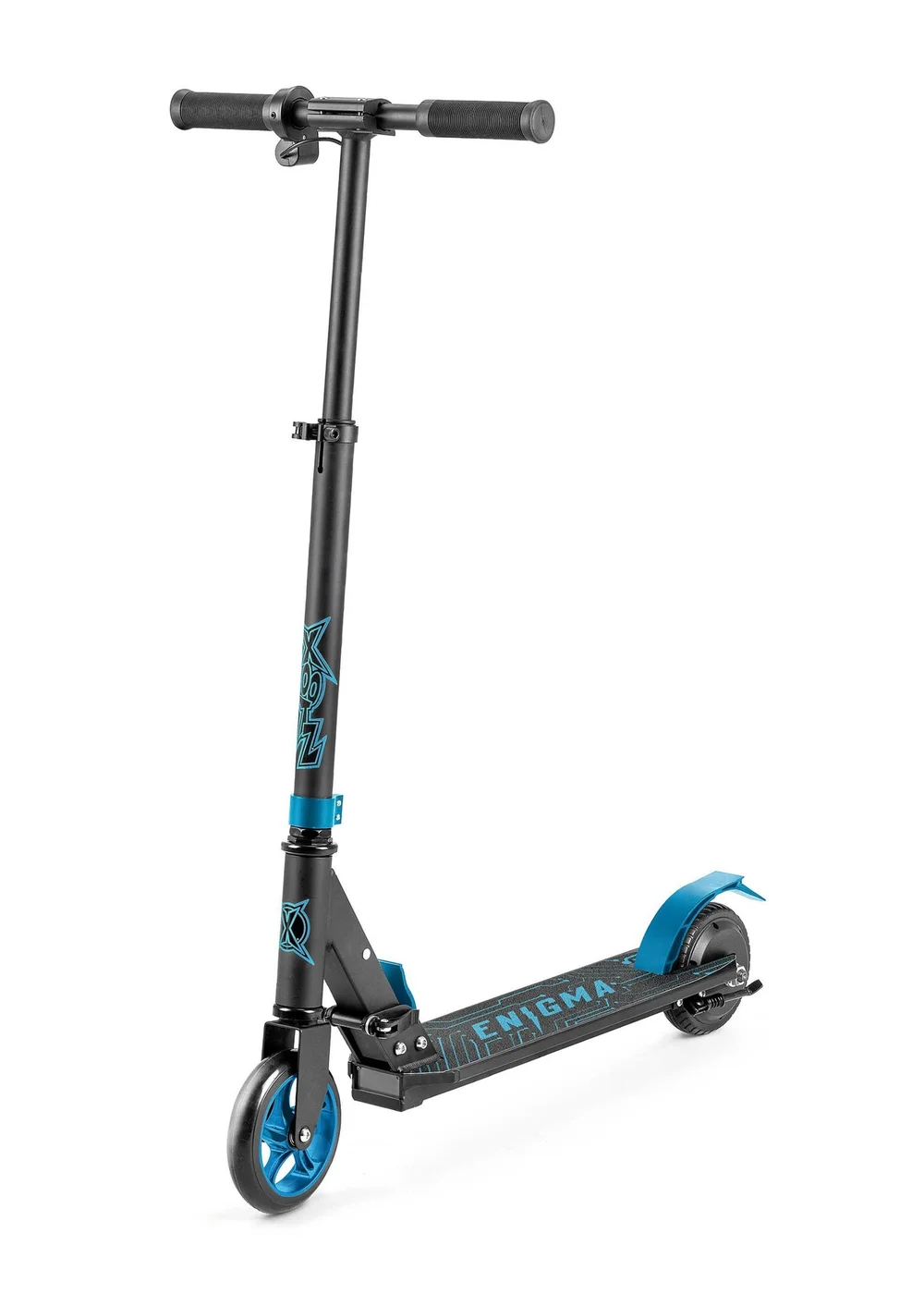 Xootz Black/Blue Enigma Lithium E-Scooter - One Size Image 3