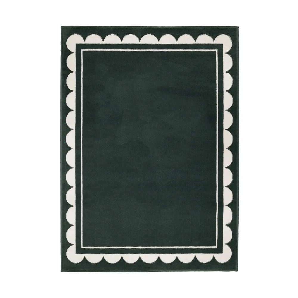 Homemaker Scallop Forest Green Rug - 120 x 170 Image 4