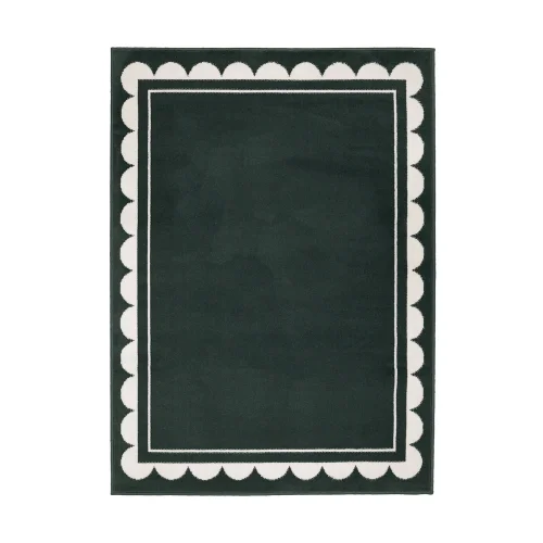 Homemaker Scallop Forest Green Rug - 120 x 170 Image 4