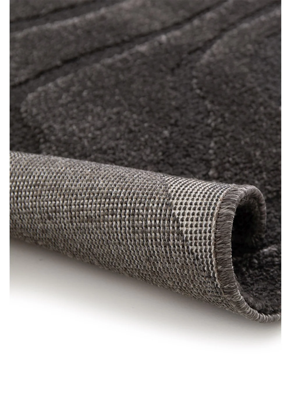 Homemaker Reef Ripple Charcoal Anthracite Rug - 120 x 170 Image 4