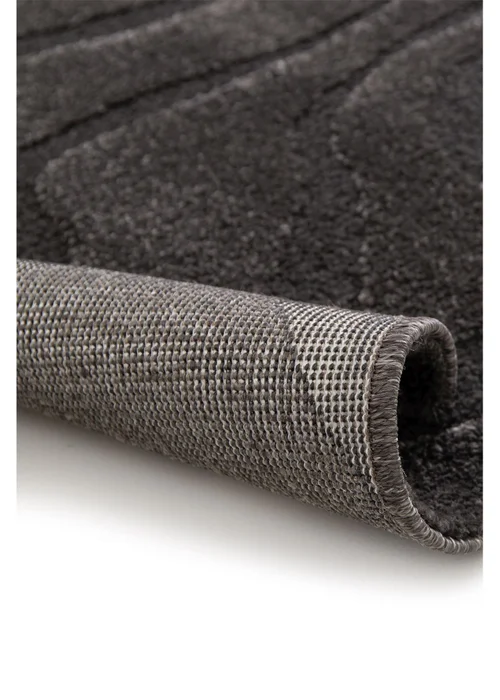 Homemaker Reef Ripple Charcoal Anthracite Rug - 120 x 170 Image 4