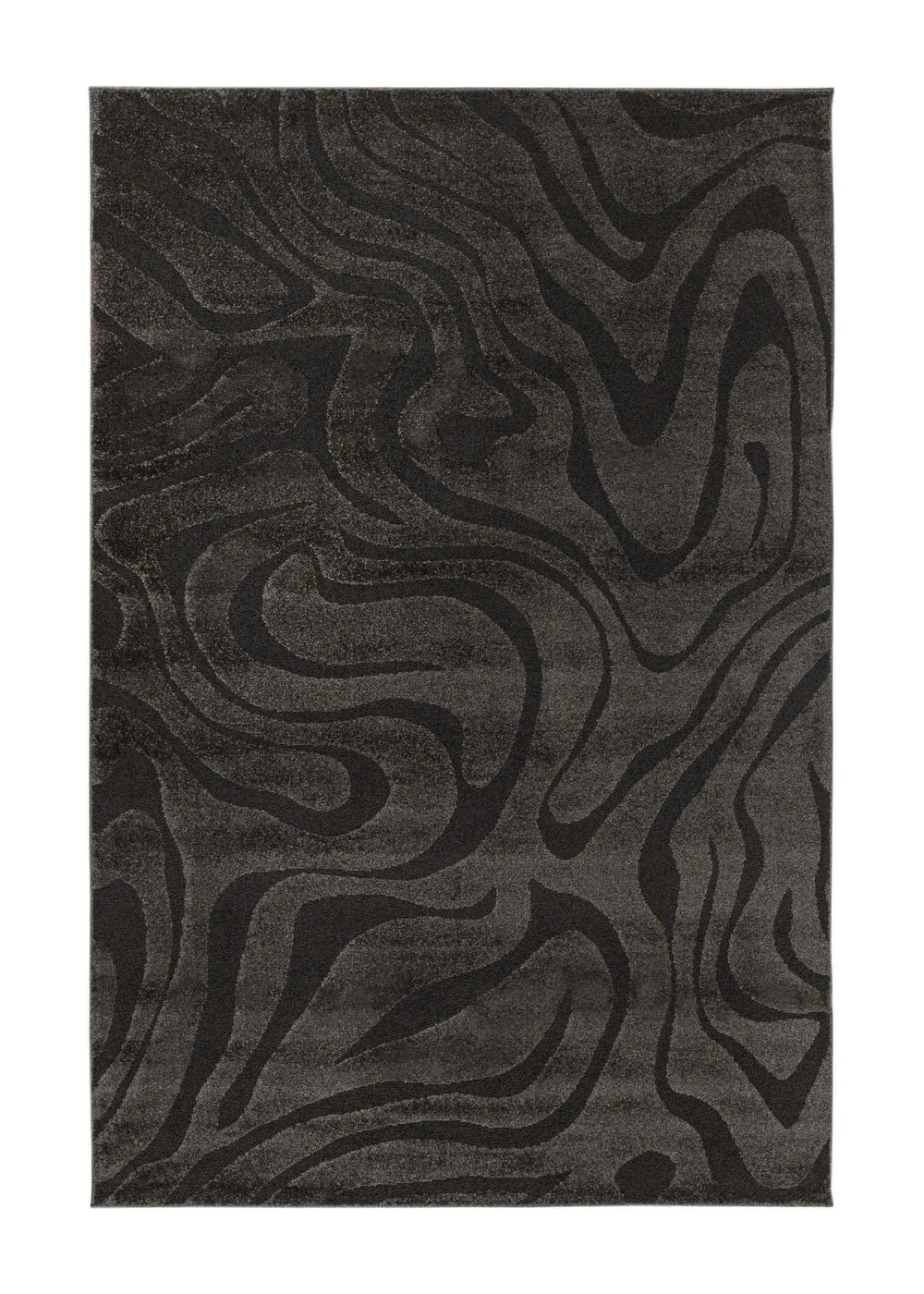 Homemaker Reef Ripple Charcoal Anthracite Rug - 120 x 170 Image 2