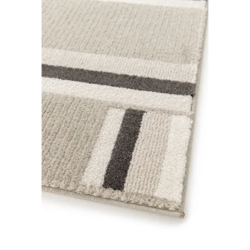 Homemaker Milan Grey/Stone/Cream Blocks Rug - 160 X 230 Image 4