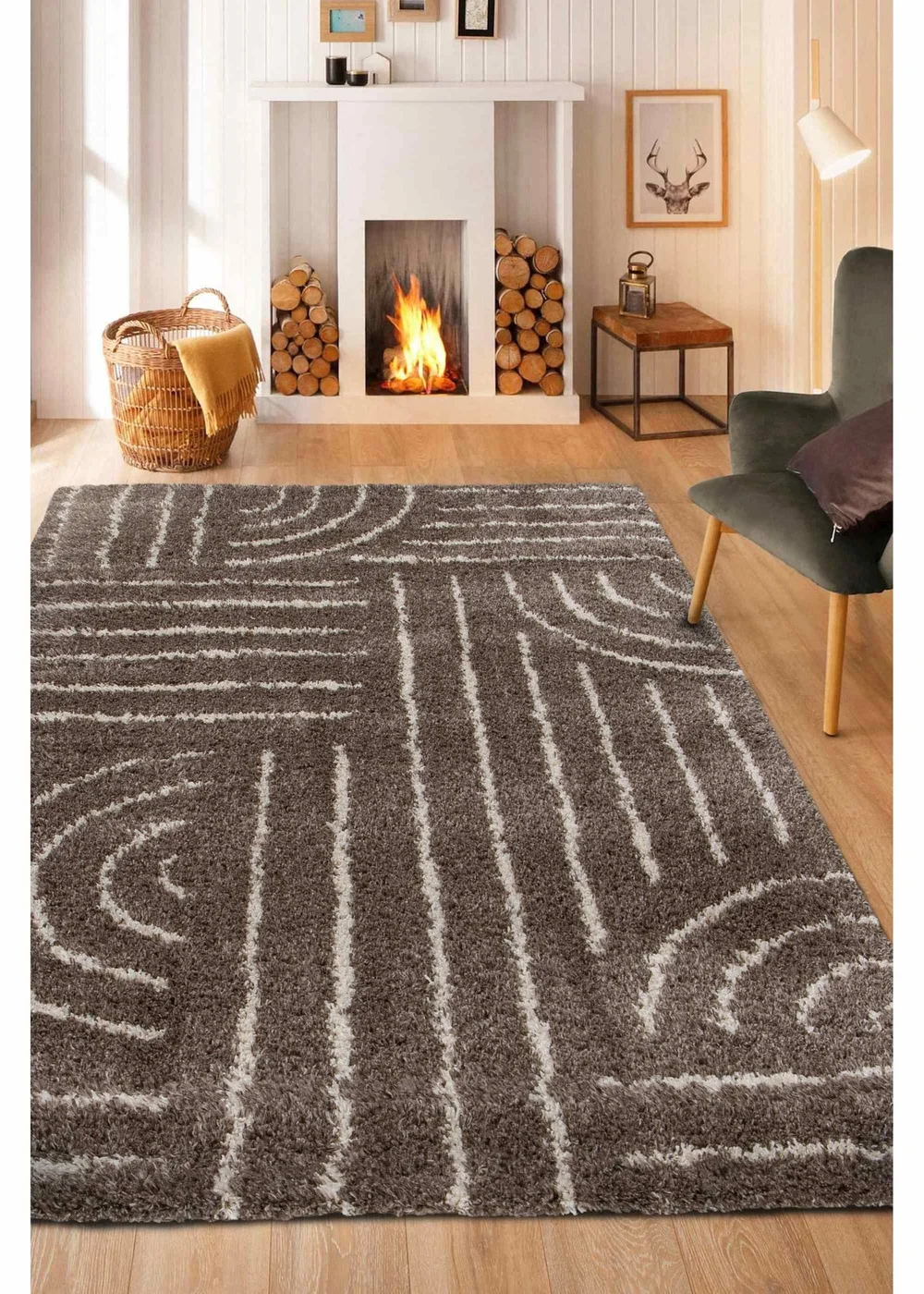 Homemaker Nomad Voyage Rug Taupe Rug - 120 x 170 Image 1