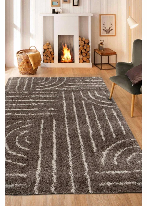 Homemaker Nomad Voyage Rug Taupe Rug - 120 x 170 Image 1
