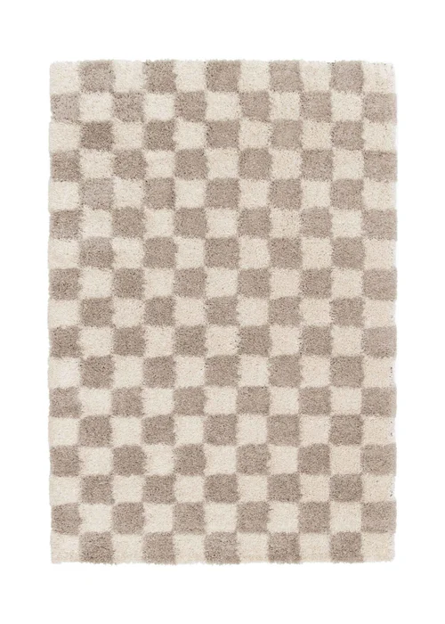 Homemaker Nomad Checks Natural Rug - 120 x 170 Image 2