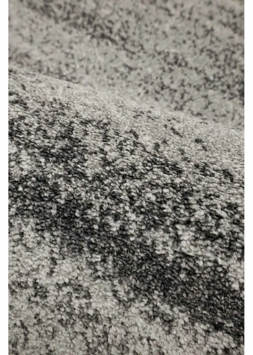 Homemaker Freya Texture Border Charcoal Rug - 120 x 170 Image 3