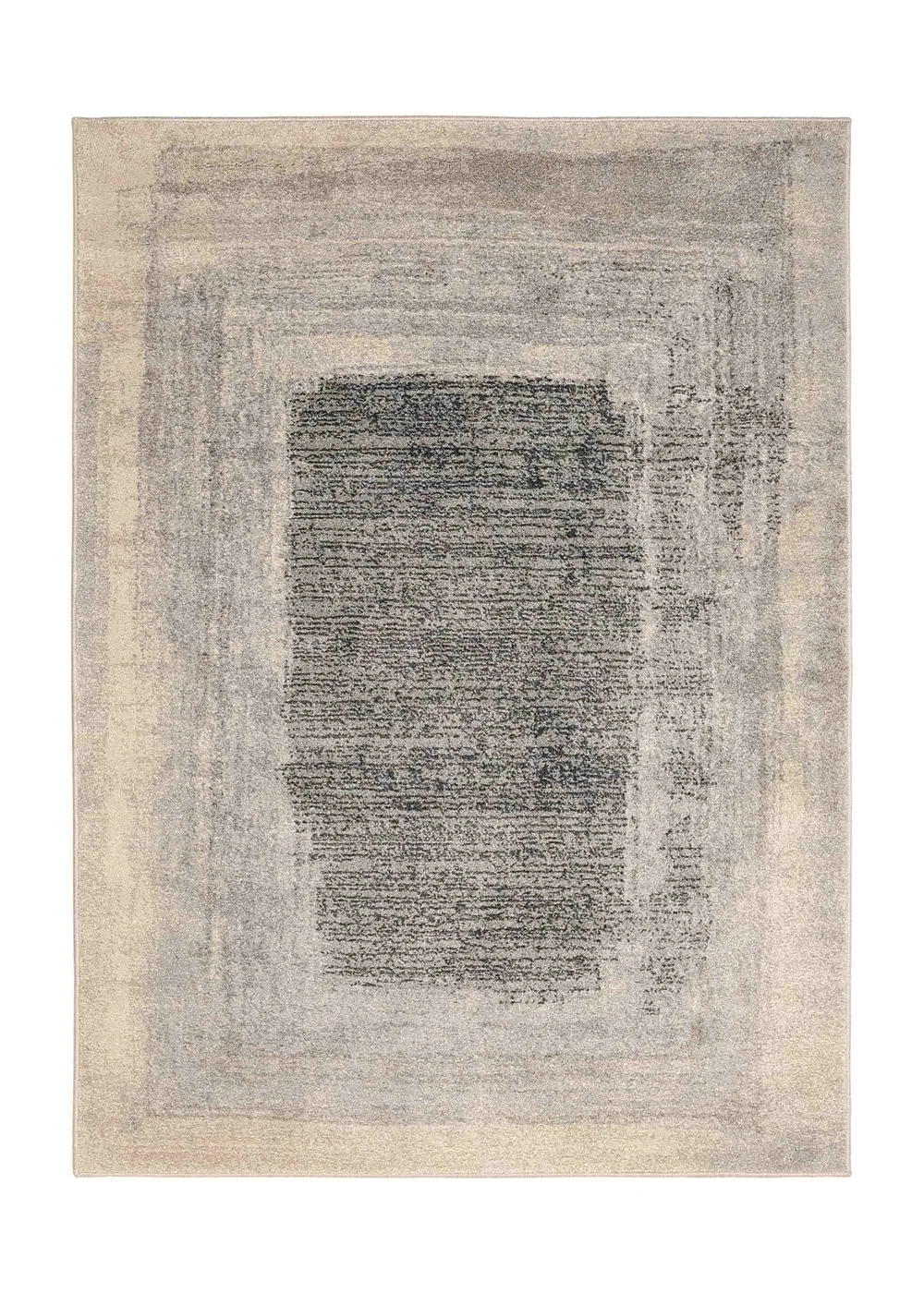 Homemaker Freya Border Effect Grey/Blue Rug - 160 X 230 Image 2