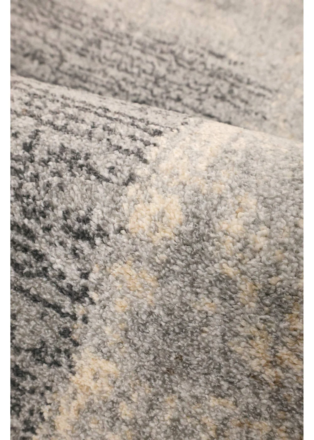 Homemaker Freya Border Effect Grey/Blue Rug - 160 X 230 Image 3