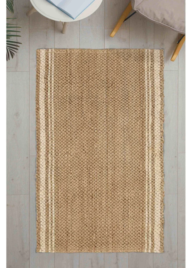 Relay Jute Stripe Natural Beige Runner