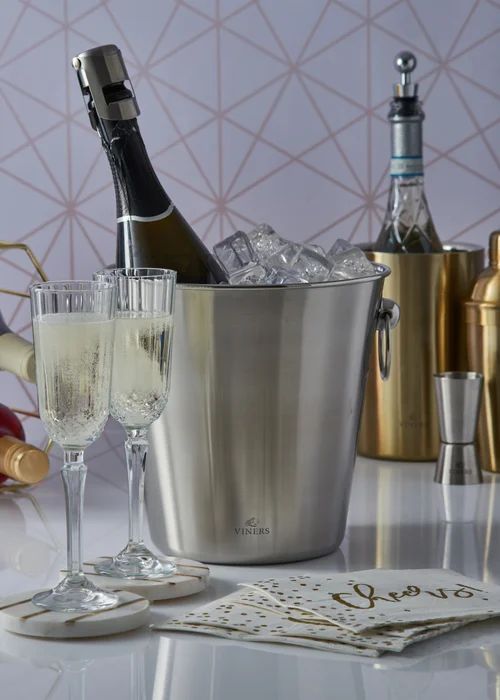 Viners Silver Champagne Bucket (4L) - One Size Image 3