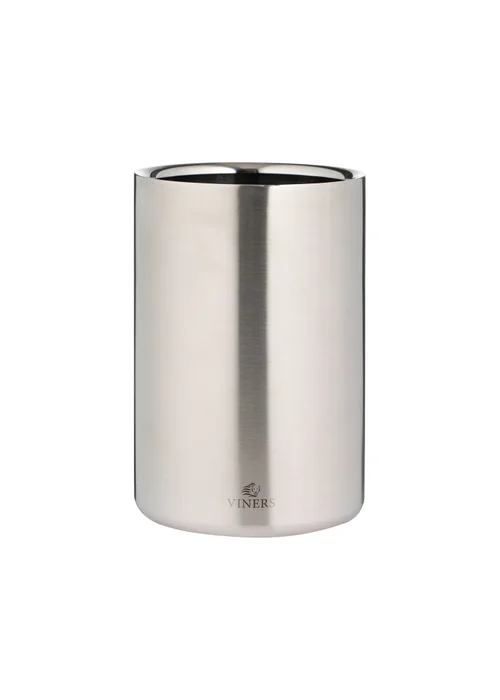Viners Silver Double Wall Wine Cooler (1.3L) - One Size Image 1