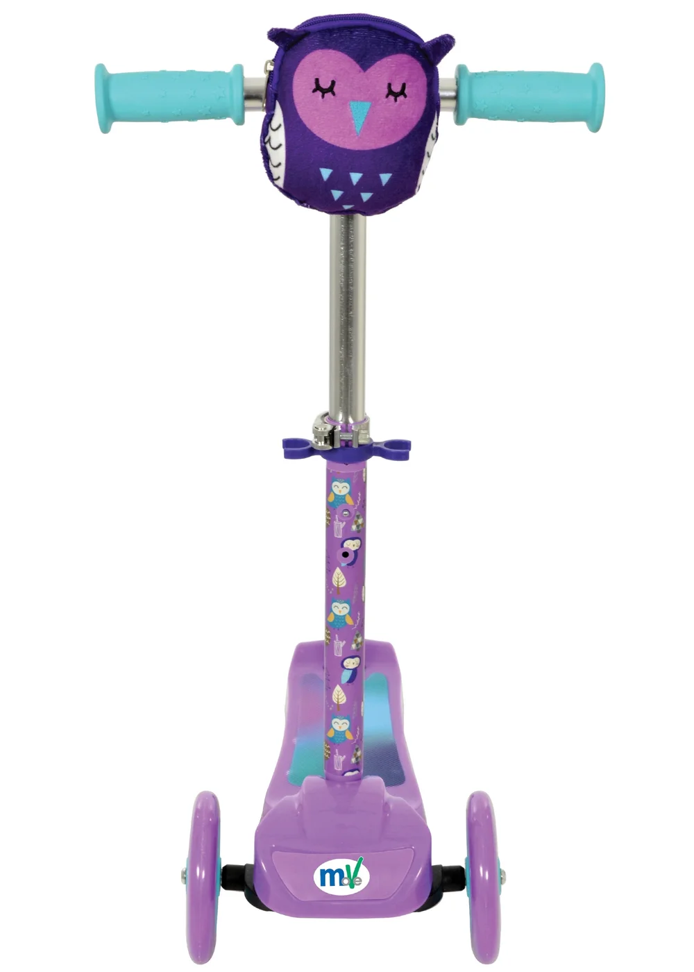 MoVe Mini Go Owl Tilt Scooter With Squishle - One Size Image 4