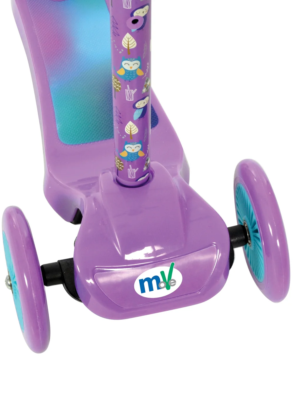MoVe Mini Go Owl Tilt Scooter With Squishle - One Size Image 5