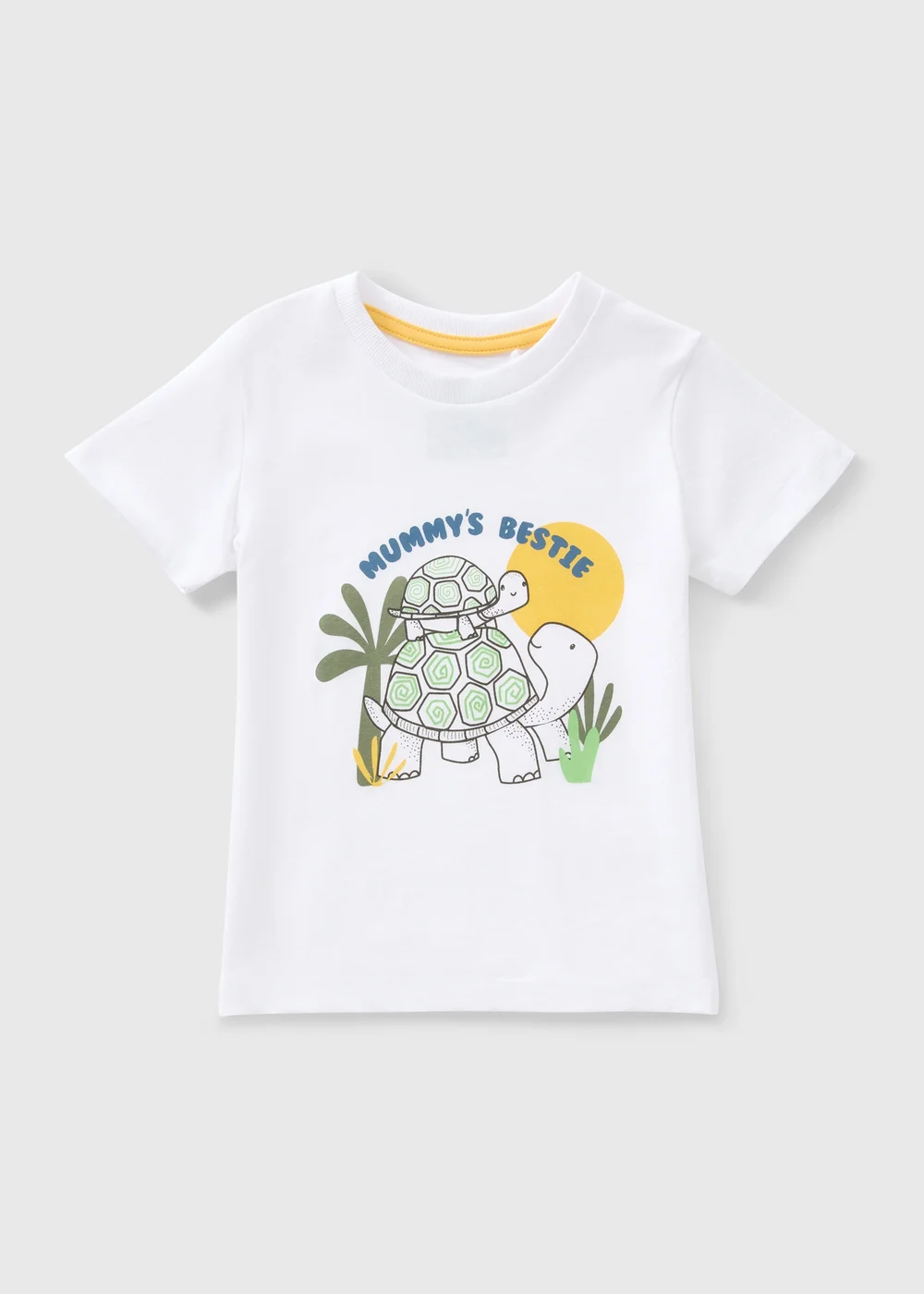 Boys White Turtle Mummy T-Shirt (1-7yrs) - 1-1.5 Yrs Image 1