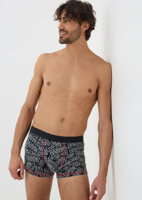2 Pack Marvel Black Boxers - XS Image 2