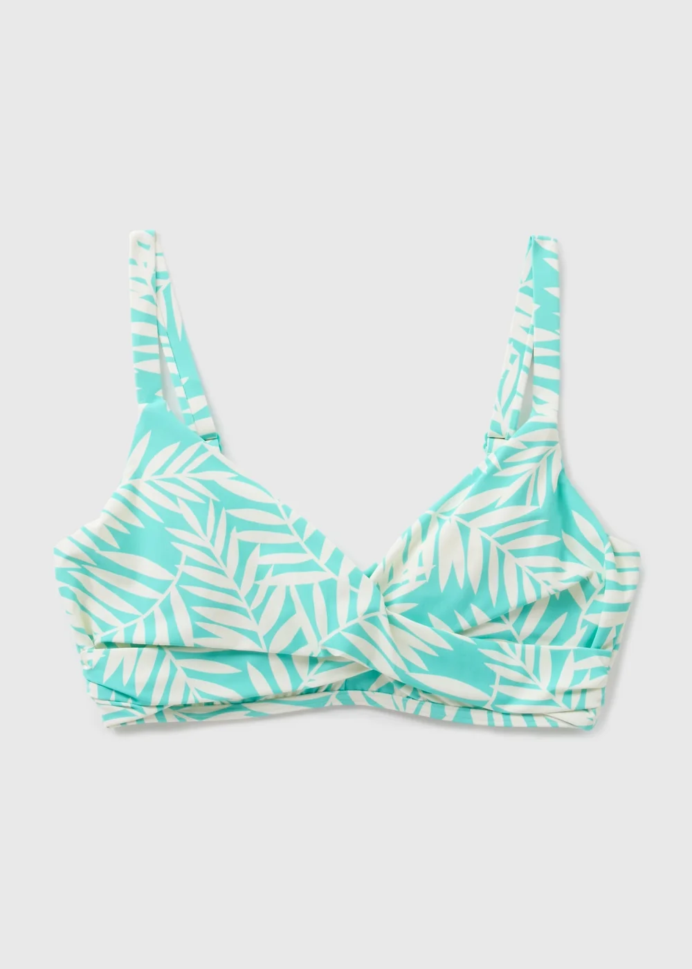 DD+ Blue Leaf Bikini Top - 32DD Image 3