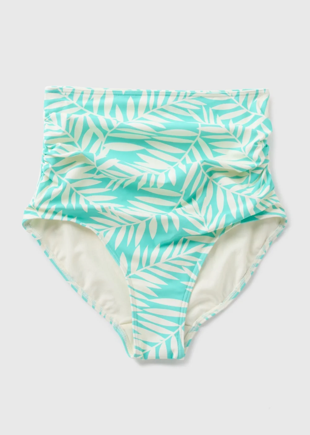 Turquoise Leaf Shapewear Bikini Bottoms - 10 Image 3