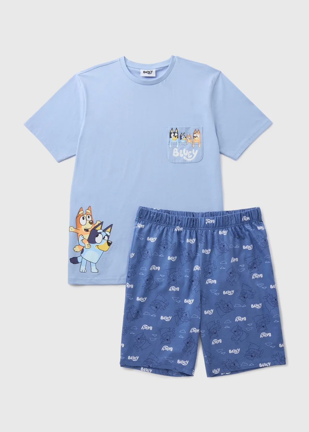 Bluey Blue Pyjama Set - Extra small Image 1