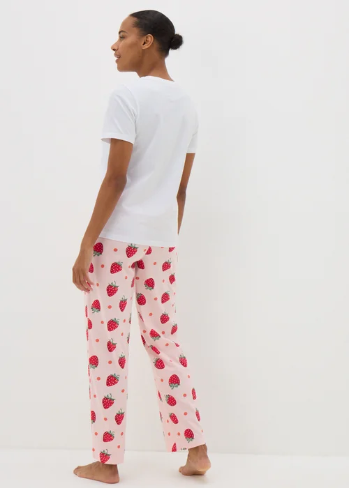 Pink Strawberry Sweet Dreams Pyjama Set - Extra small Image 2