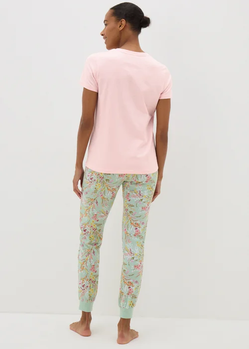 Sage Green Ditsy Floral Pyjama Set - Extra small Image 2