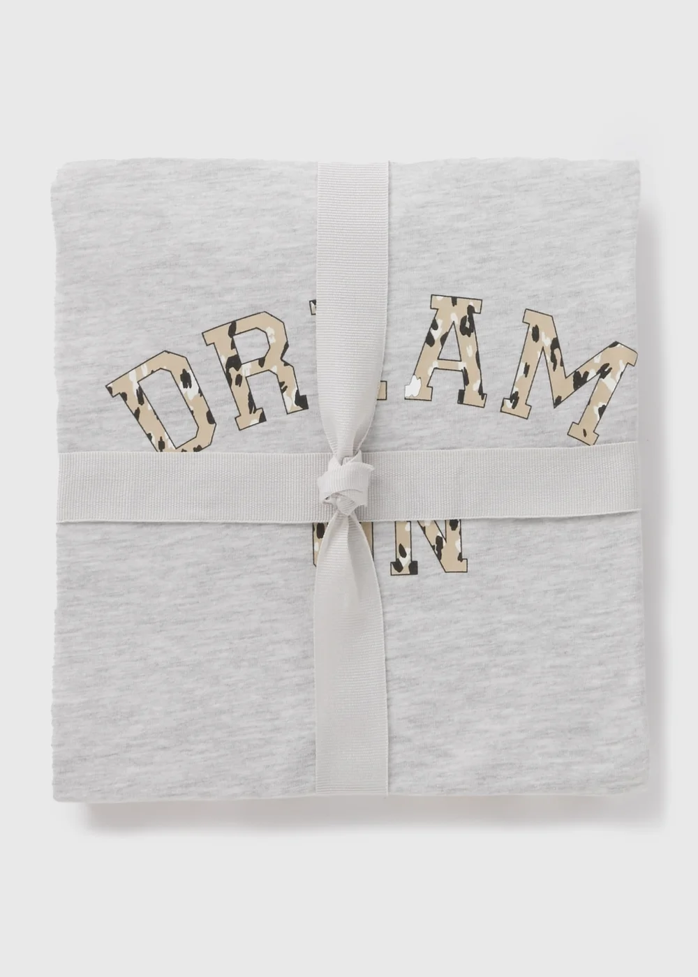 Grey Animal Print Dream On Pyjama Set - Extra small Image 3