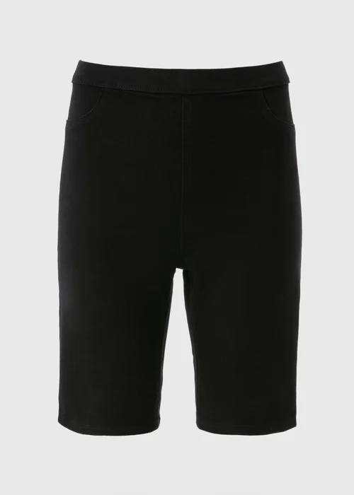 Black Rosie Knee Length Shorts - 8 Image 3