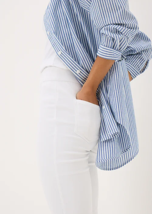 White Rosie Cropped Jeggings - 8 Image 2