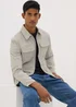 Grey Zip Up Shacket - Small Image 1