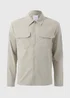 Grey Zip Up Shacket - Small Image 4