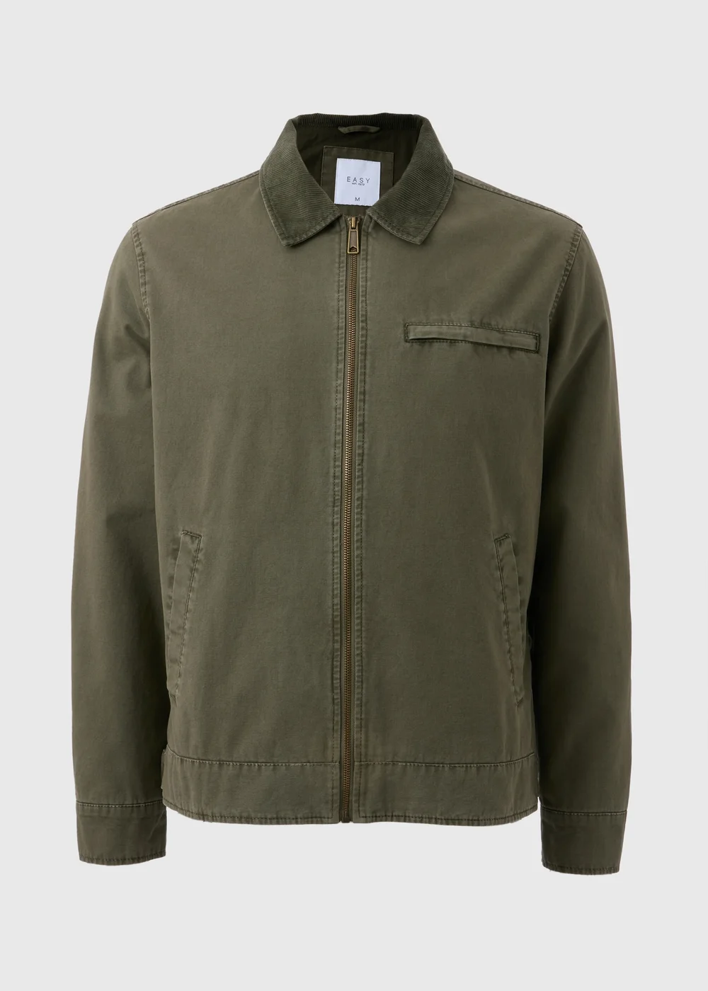 Khaki Canvas Chore Jacket - S Image 4